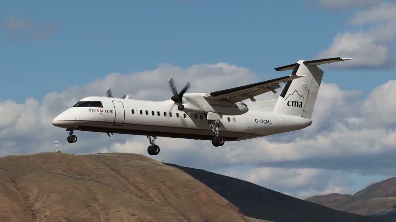 25 Minutes of Hot Summer Arrivals and Departures at Kamloops Airport!