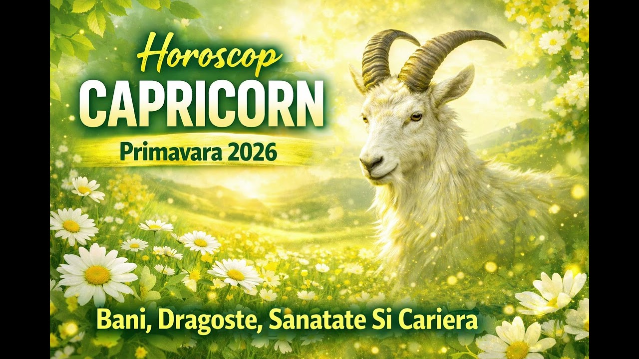 ♑Horoscop CAPRICORN Primavara 2026-Bani, Dragoste, Sanatate Si Cariera