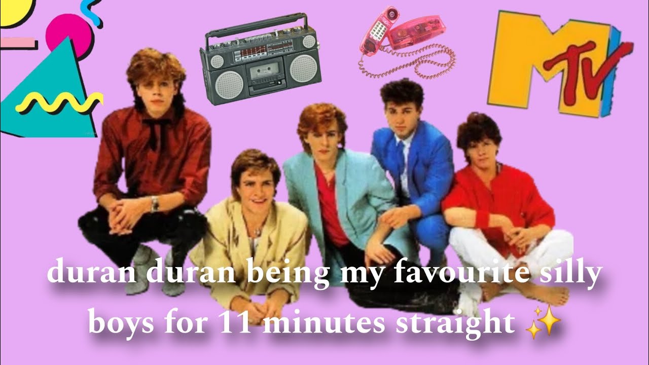 duran duran being my favourite silly boys for 11 minutes straight ✨️