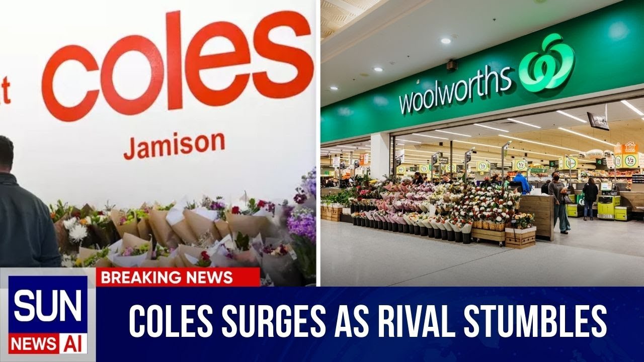 Coles Surges as Rival Stumbles | Market Shake-Up in Retail | Sun News AI