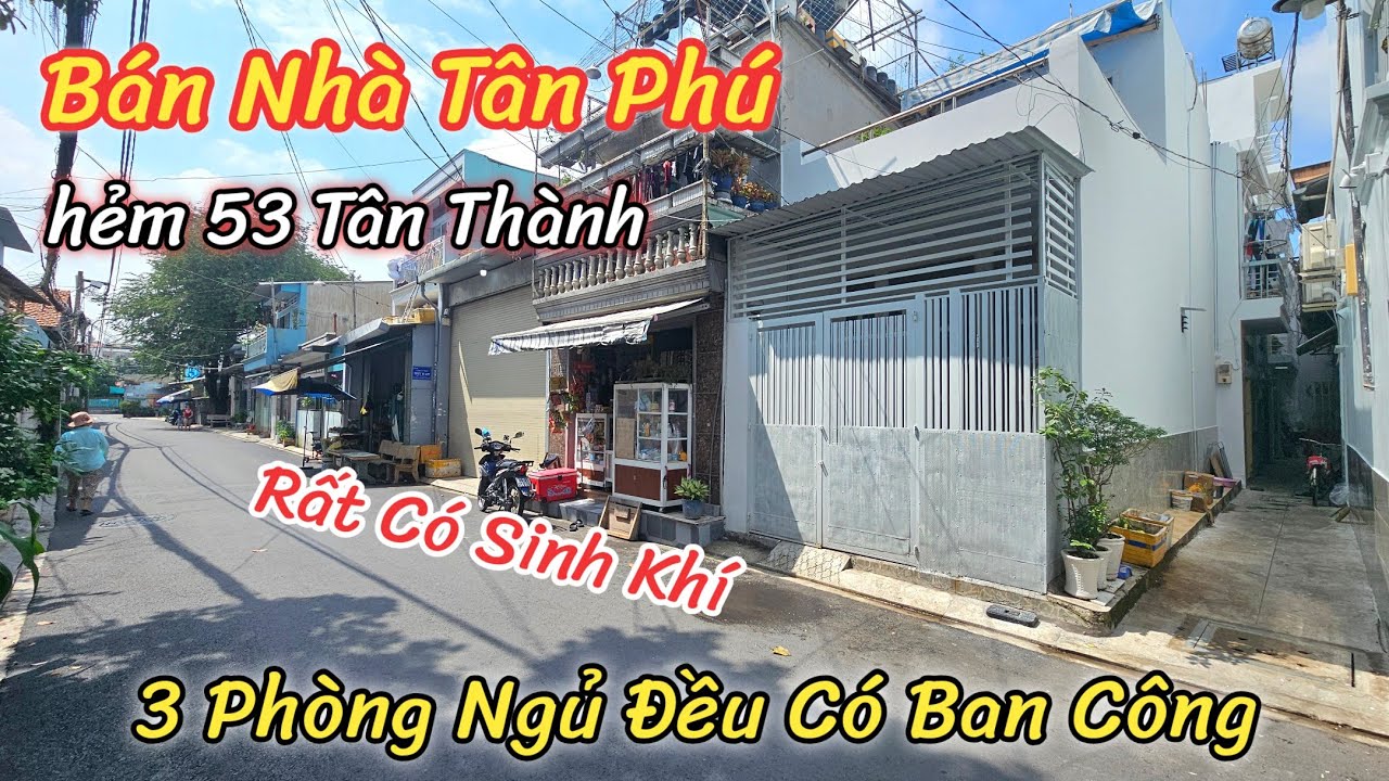 Bán Nhà Tân Phú 4 Tầng Sáng Đẹp | Siêu Rẻ Với 3 Phòng Ngủ | Gần Mặt Tiền Đường Xe Hơi