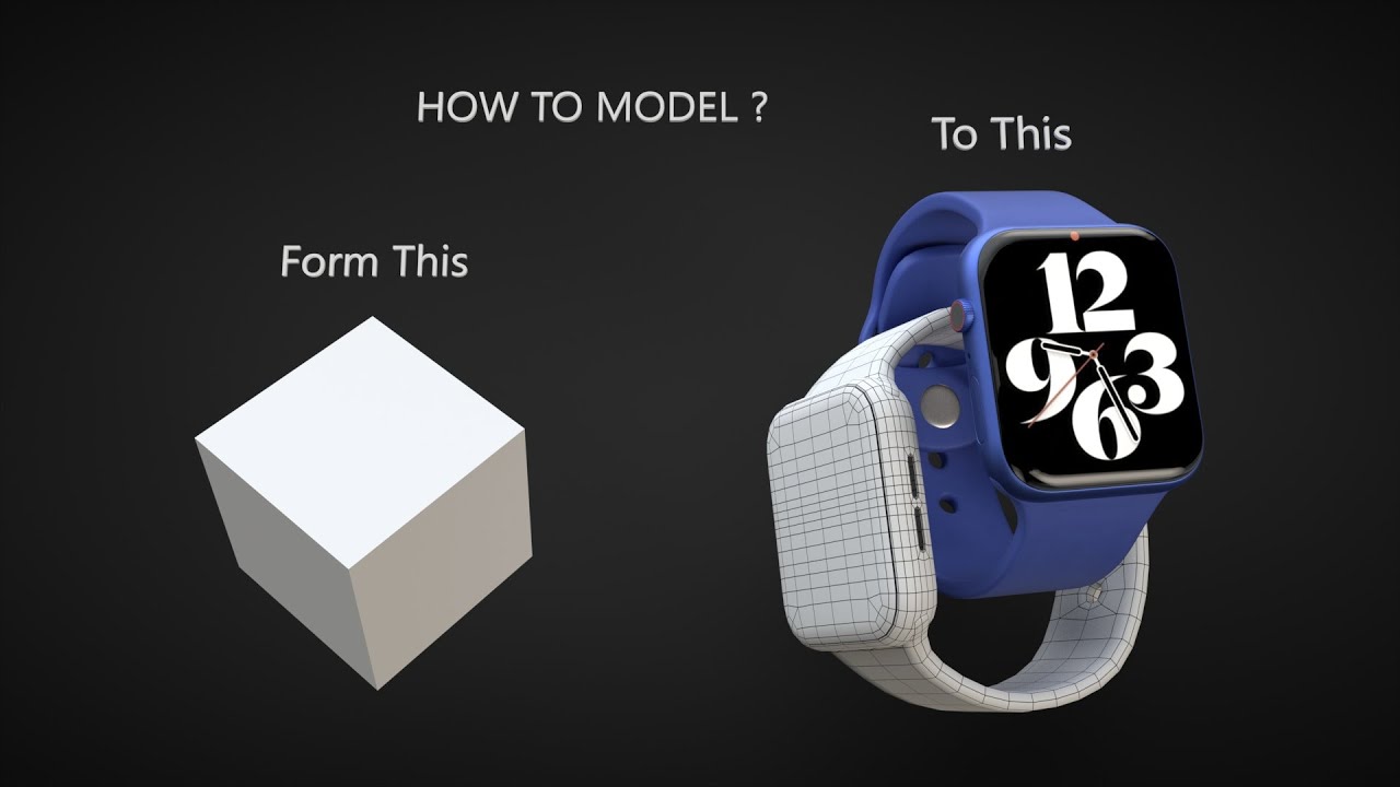 Apple Watch || 3D Modeling in Cinema 4D (Speedart)
