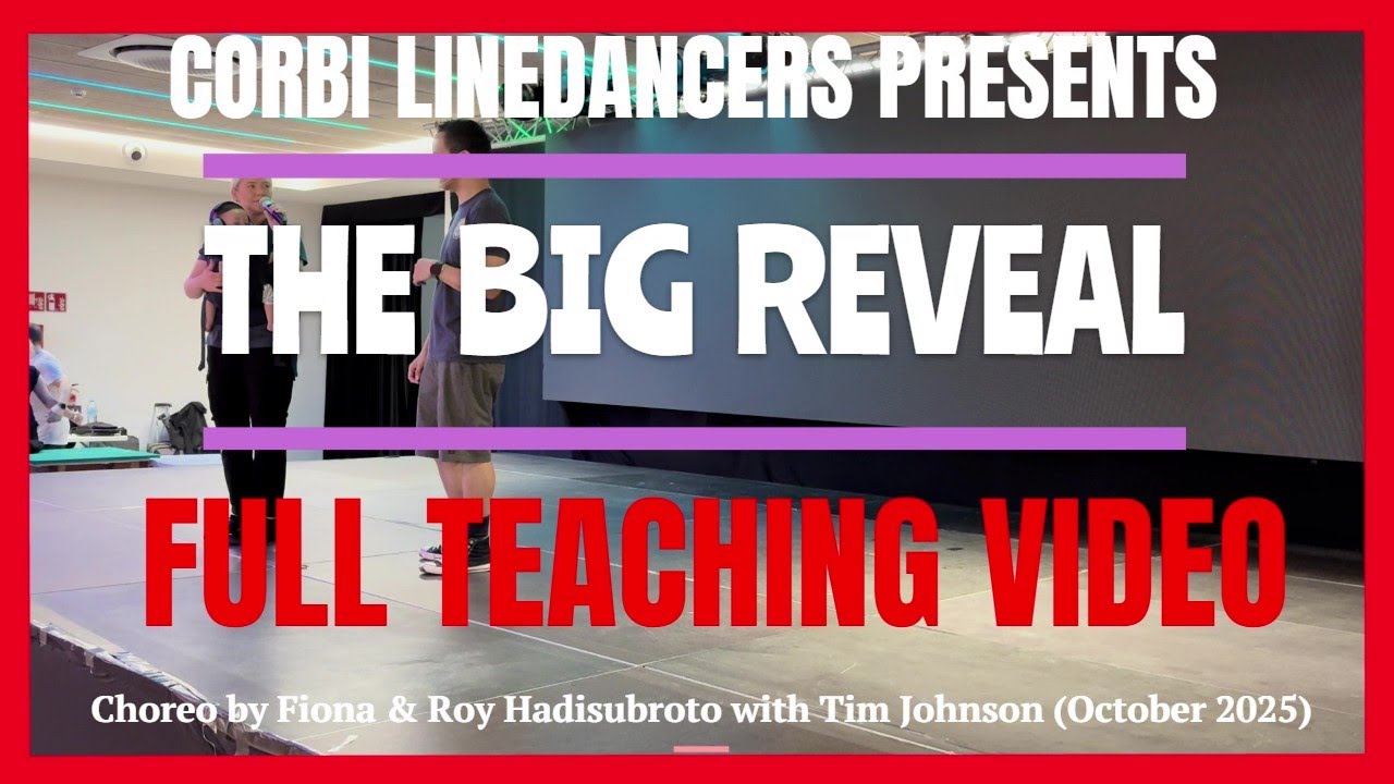 The Big Reveal LINE DANCE (Teaching Video)