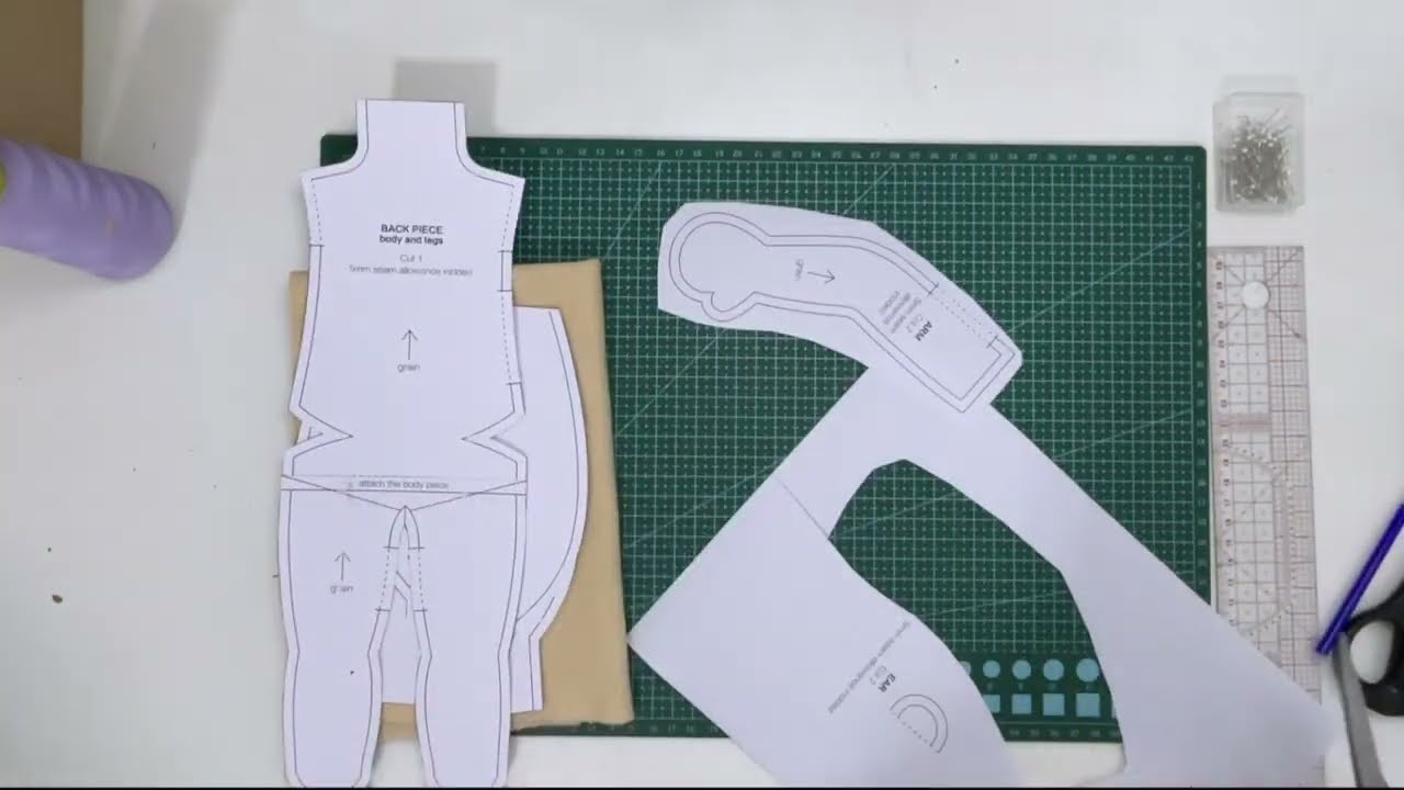 Part 1 Sewing the doll body