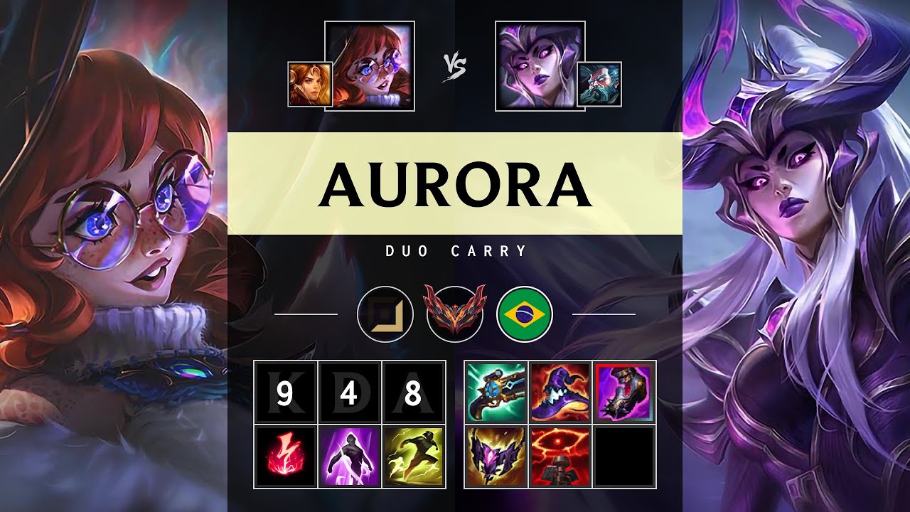 Aurora Carry vs Syndra - BR Grandmaster Patch 25.16