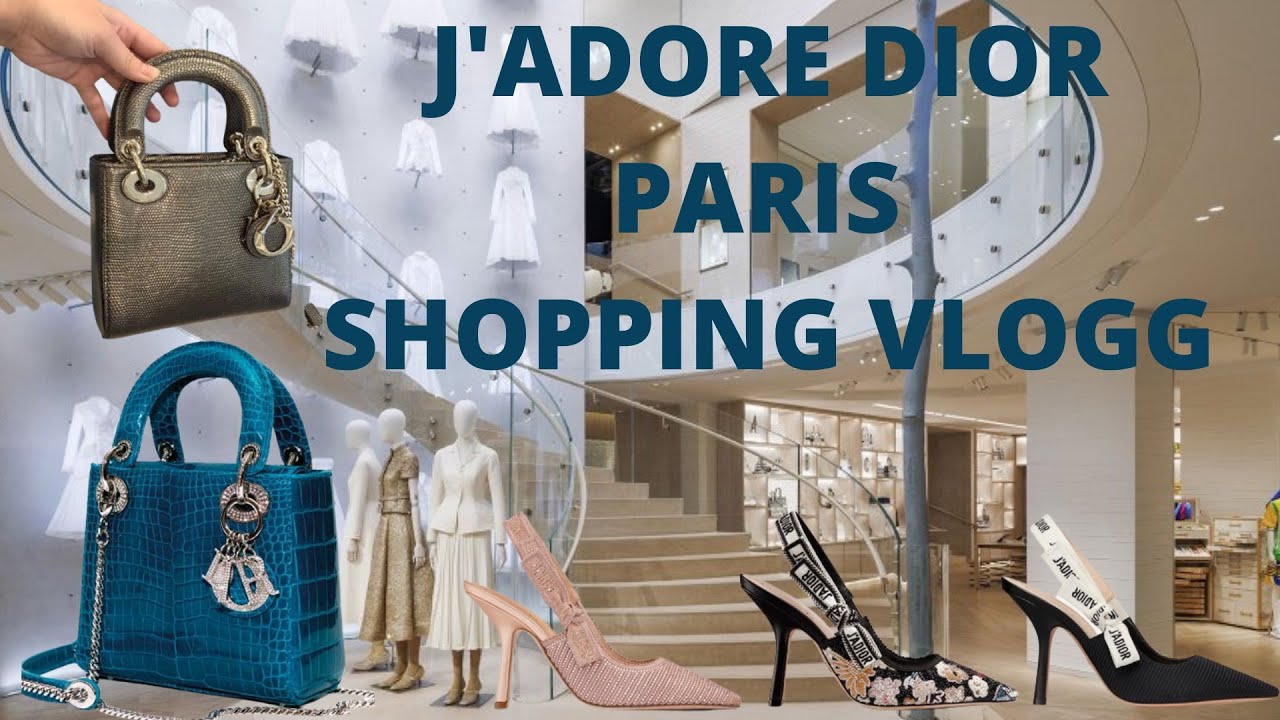 PARIS DIOR LUXURY SHOPPING VLOG - Avenue Montaigne Dior Trying on Dior Spring Summer 2022 Collection