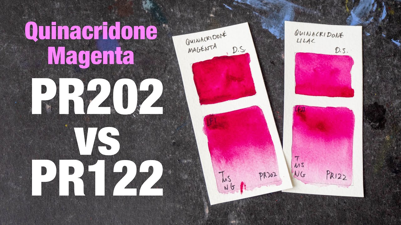 Quinacridone Magenta PR202 vs PR122