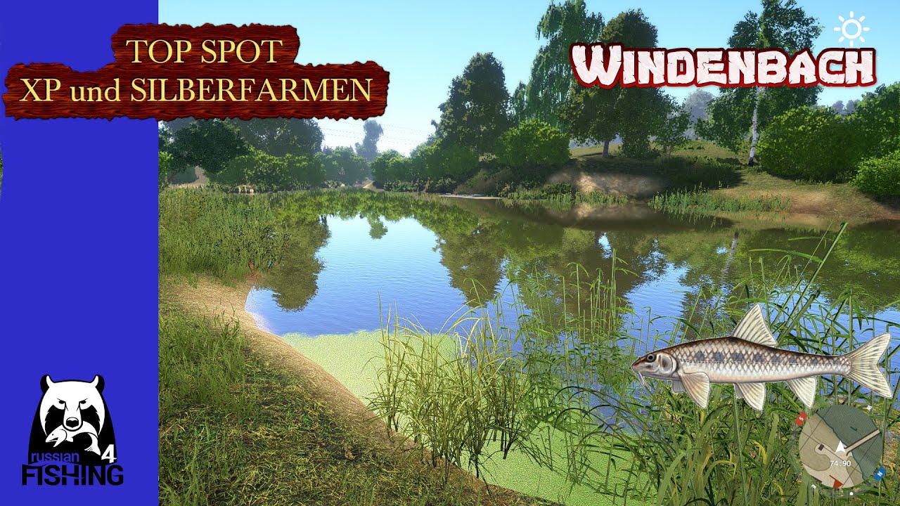 RF4 – TOP ANFÄNGER SPOT am Windenbach - Köder vergleich – Russian Fishing 4
