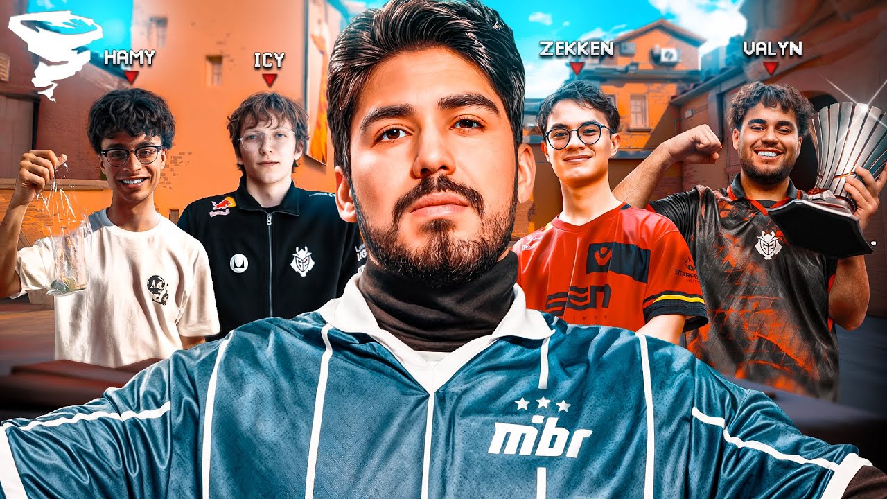 ASPAS FAZ PARTIDA INSANA CONTRA 4 PRO PLAYERS! (zekken, Icy, Valyn & Hamy)