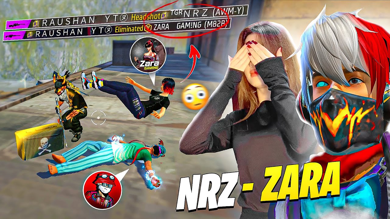 Destroying @NRZ and @ZARA GAMING on live🔥 | must watch | Raushan Gamer