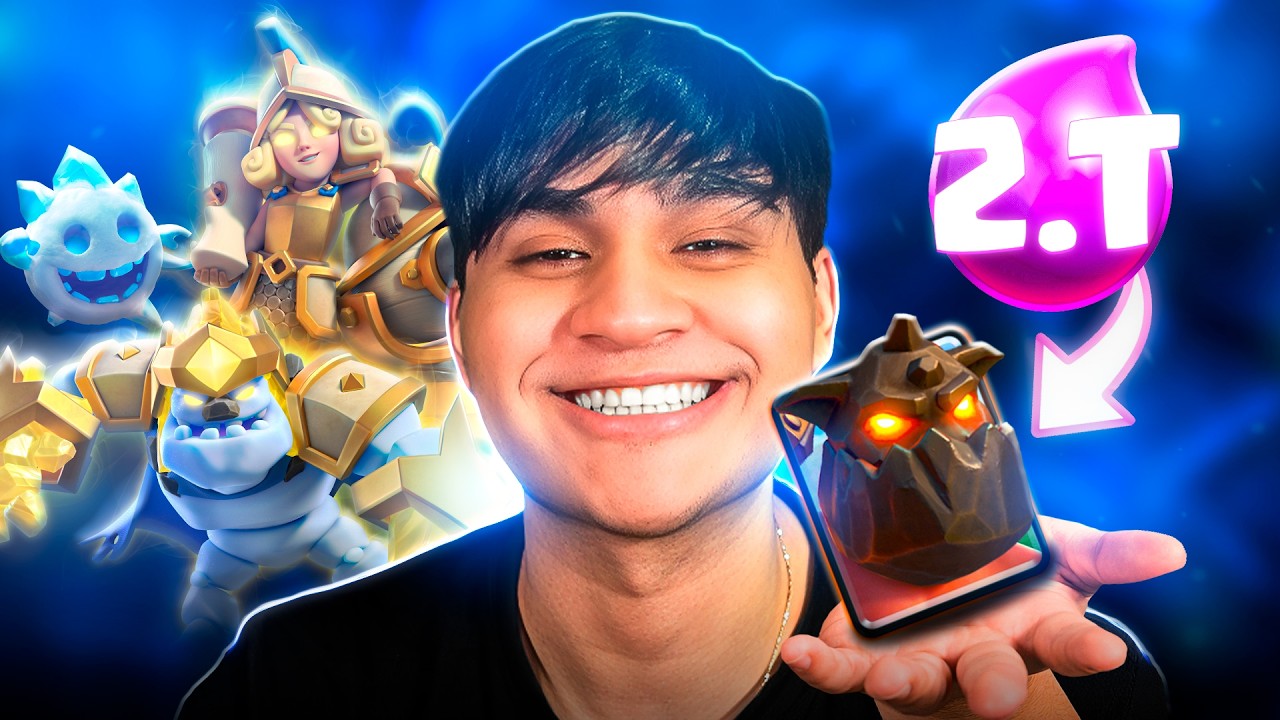 Surpreendi Meus Oponentes Com o 2.6 TONELADAS no TOP GLOBAL Do CLASH ROYALE🤣🤣