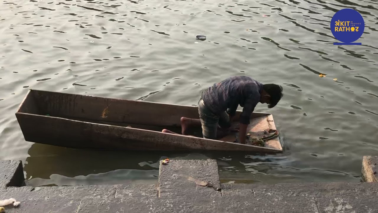 Demonstration of Man + Boat problem | Centre of Mass | IITJEE Physics | Ankit Rathore's Physics Lab