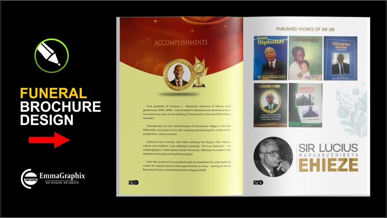 How to Design a Funeral Program | Page 7 | CorelDRAW Tutorial