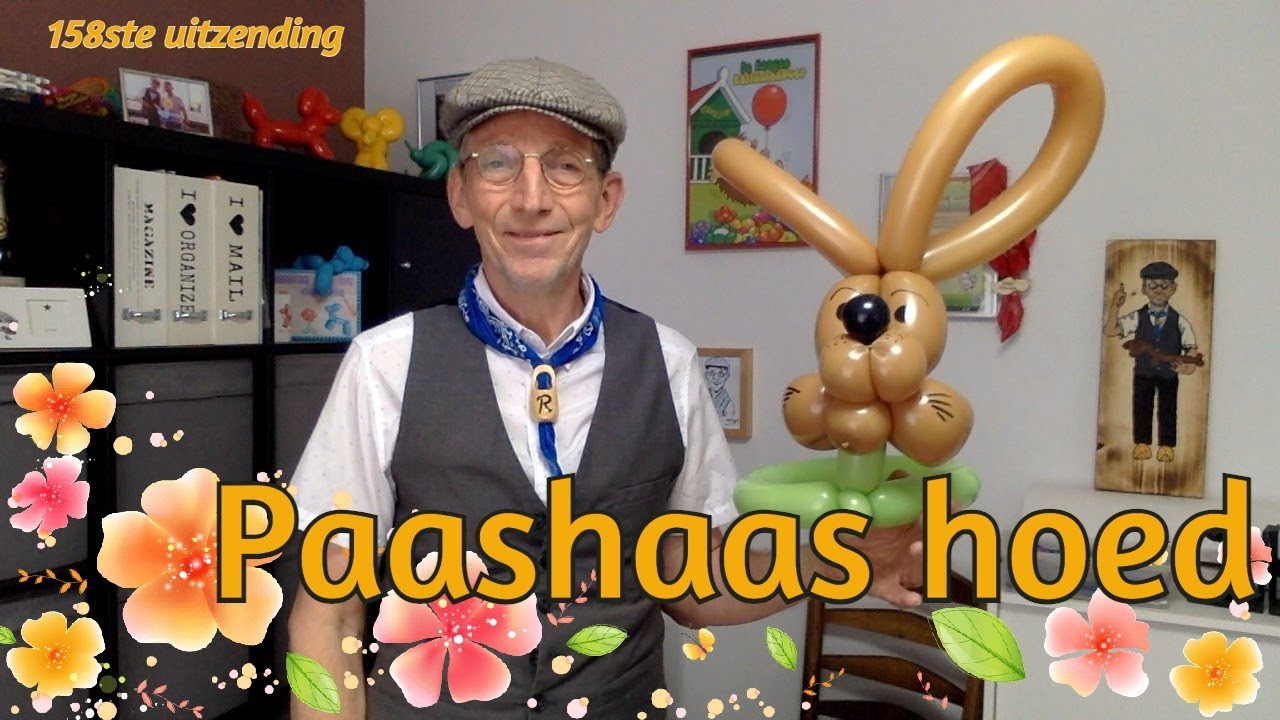 Ballon hoed / Konijn - Ballonworkshop | de Haagse ballonnenboer  (158ste) Easy Folding balloons