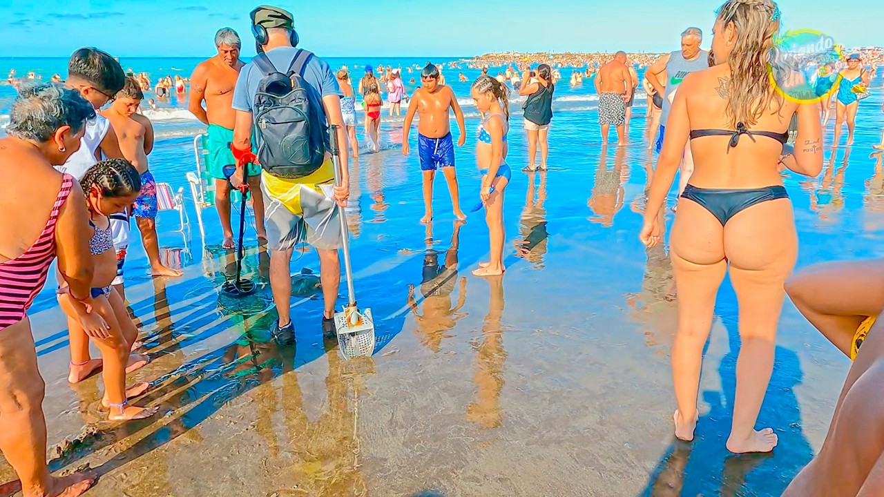 4K BEACH WALK MAR DEL PLATA BEACHES ARGENTINA BEACH 🏖️