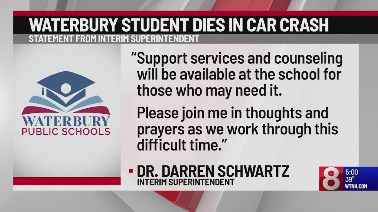14-year-old from Waterbury killed in crash on Route 8 in Shelton