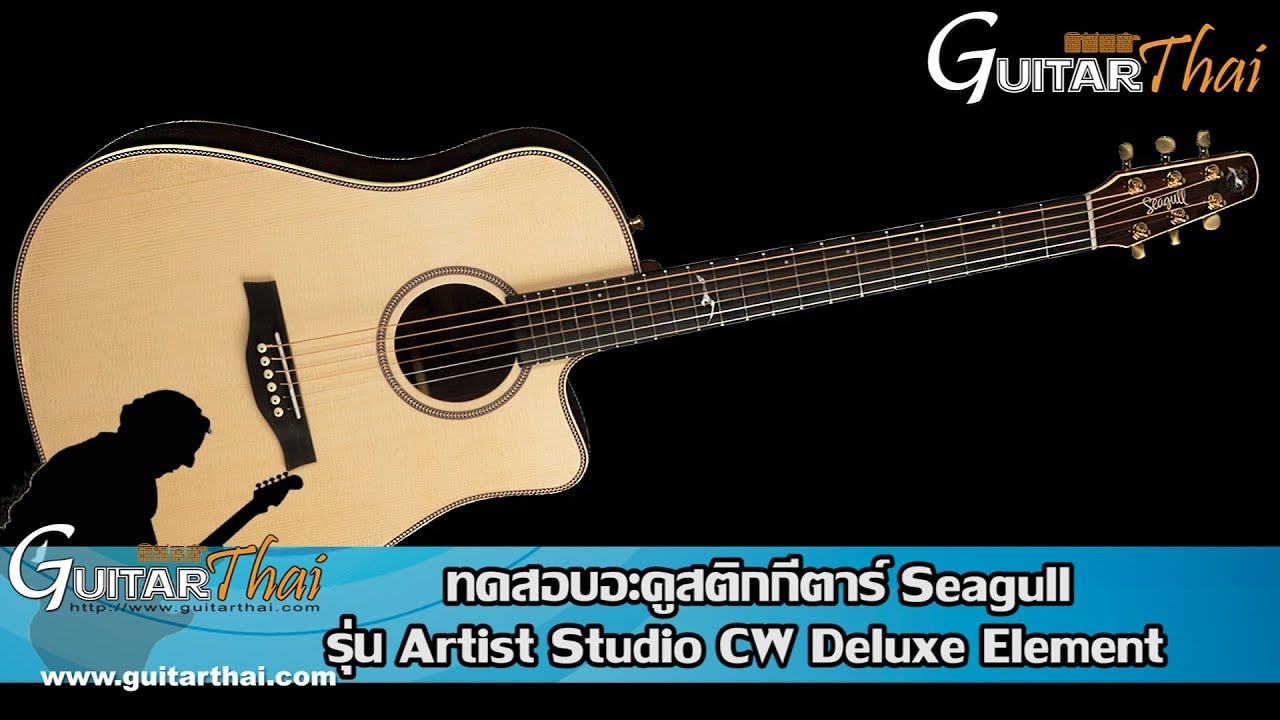 Seagull Artist Studio CW Deluxe Element Acoustic Guitar (review)