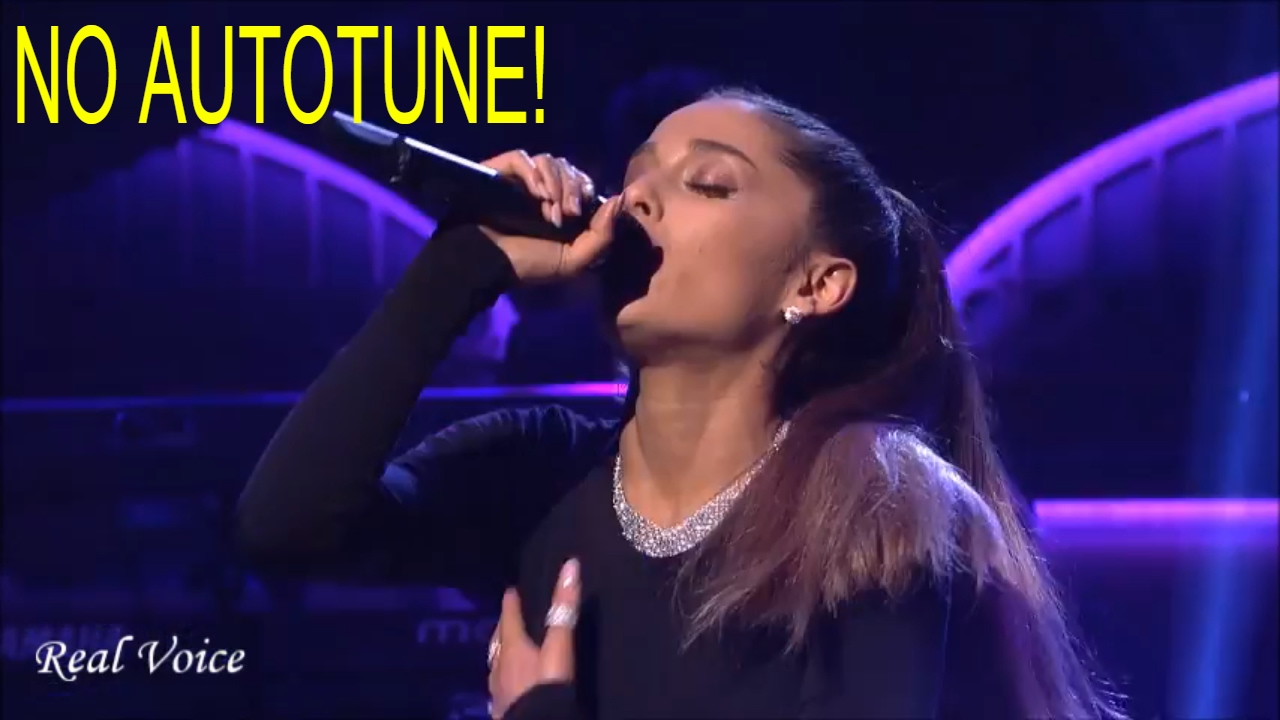 Ariana Grande's Real Voice (Without Autotune!)