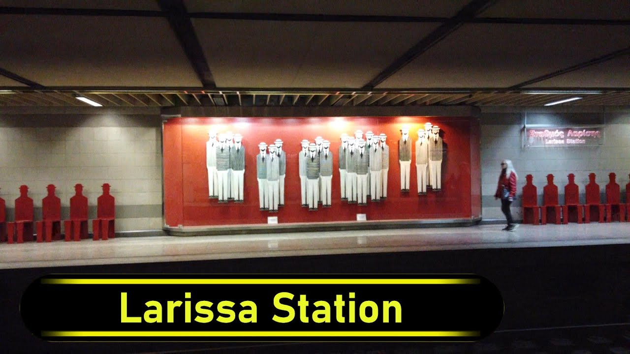 Metro Station Larissa Station - Athens 🇬🇷 - Walkthrough 🚶