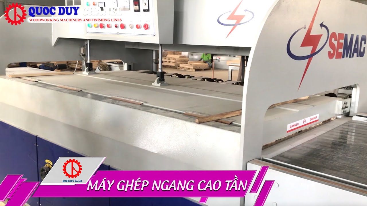 M&aacute;y Gh&eacute;p Ngang Cao Tần | M&aacute;y &Eacute;p Gỗ Bằng S&oacute;ng Cao Tần | SEMAC