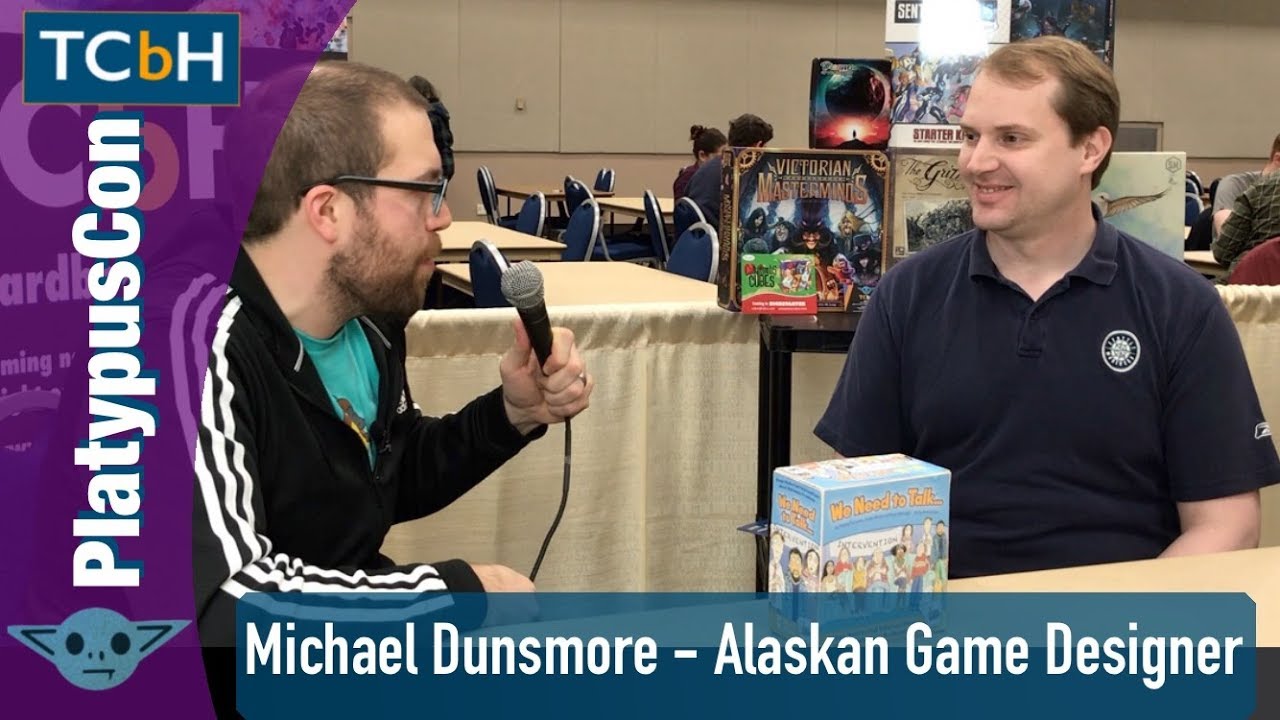Platypus Con - Michael Dunsmore - Designer of We Need To Talk by Smirk & Laughter Games