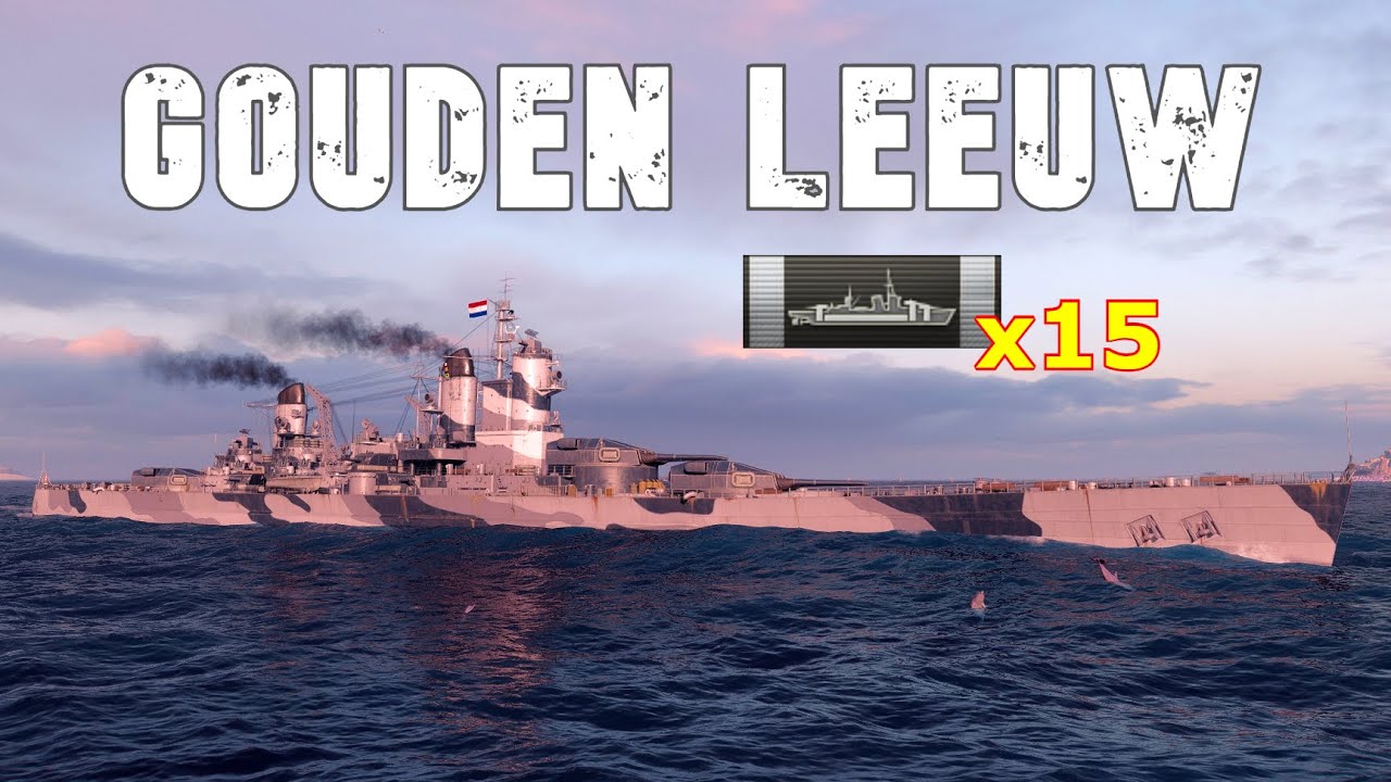 World of WarShips Gouden Leeuw - 4 Kills 260K Damage