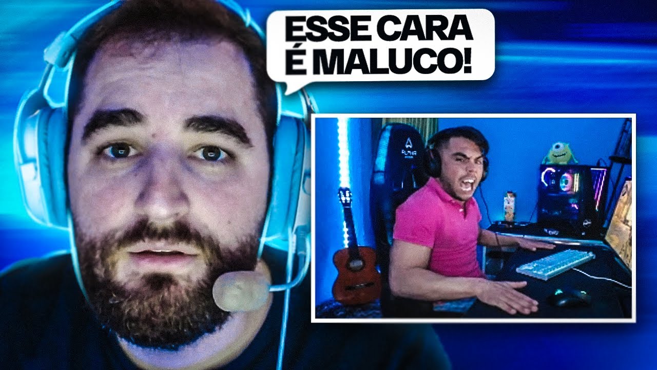 O dia que o FALLEN encontrou o streamer MAIS TILTADO do mundo!! kkkkkkkk