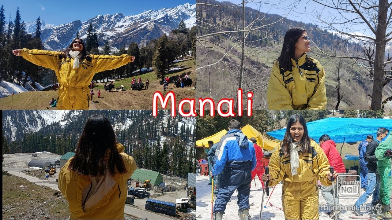 Manali Vlog || Snow in Manali in April || Atal Tunnel #vlog #dailyvlog #travelvlog