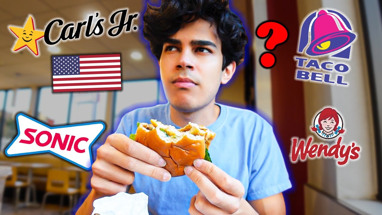 جربت اشهر المطاعم السريعة الامريكية🍔🥤تقليد هارديز😂