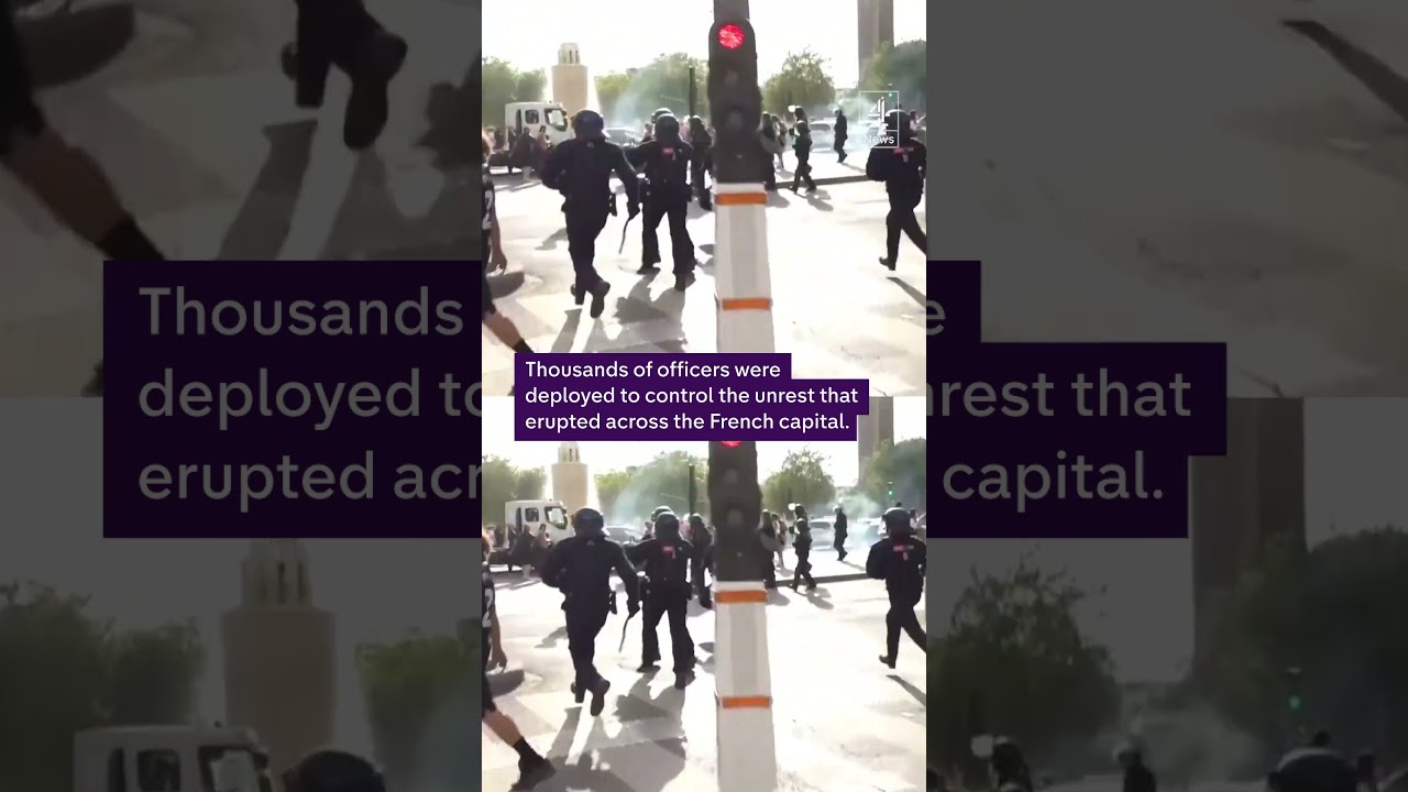 Chaos breaks out in Paris
