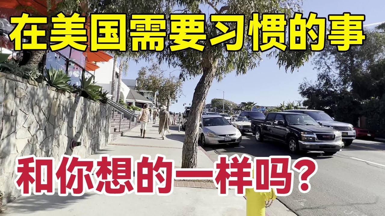 聊聊移民美国的生活，在美国要习惯那些事情？【琳达姐在洛杉矶】