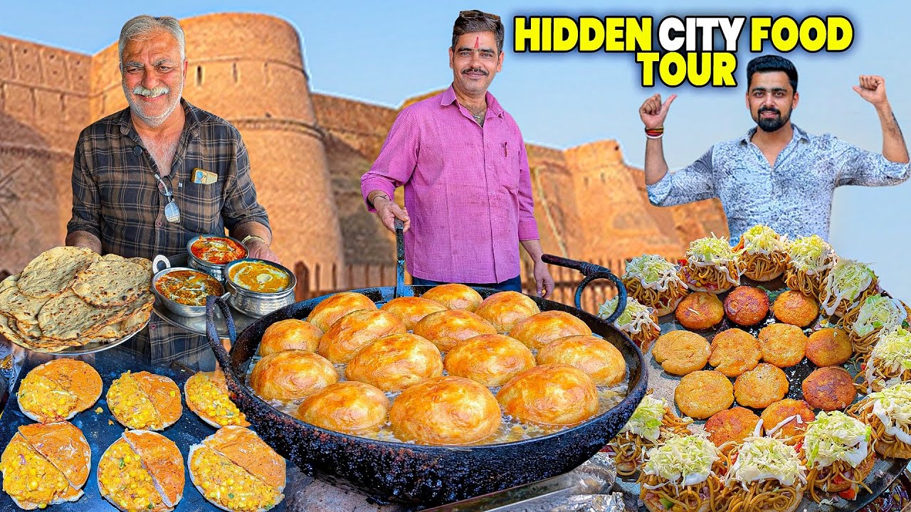 I Found 3 Famous Street Foods in India’s Hidden City 😱🔥