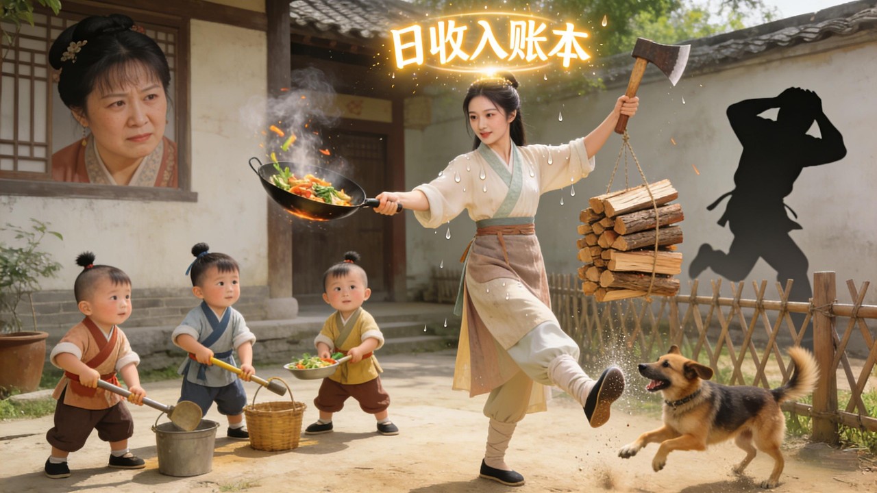💥穿越成古代後娘開局地獄！怪力 + 現代智商開掛，寵娃搞錢虐渣，老公竟是隱藏大佬！✨✨✨#movie #精彩影视 #drama #短剧 #影视聚焦 #逆袭 #搞笑 #anime #film