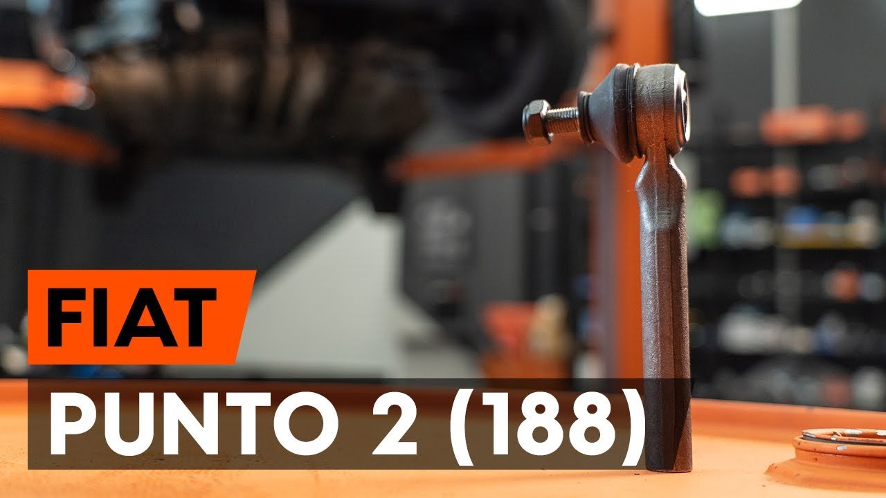 How to change tie rod end / track rod end on FIAT PUNTO 2 (188) [TUTORIAL AUTODOC]