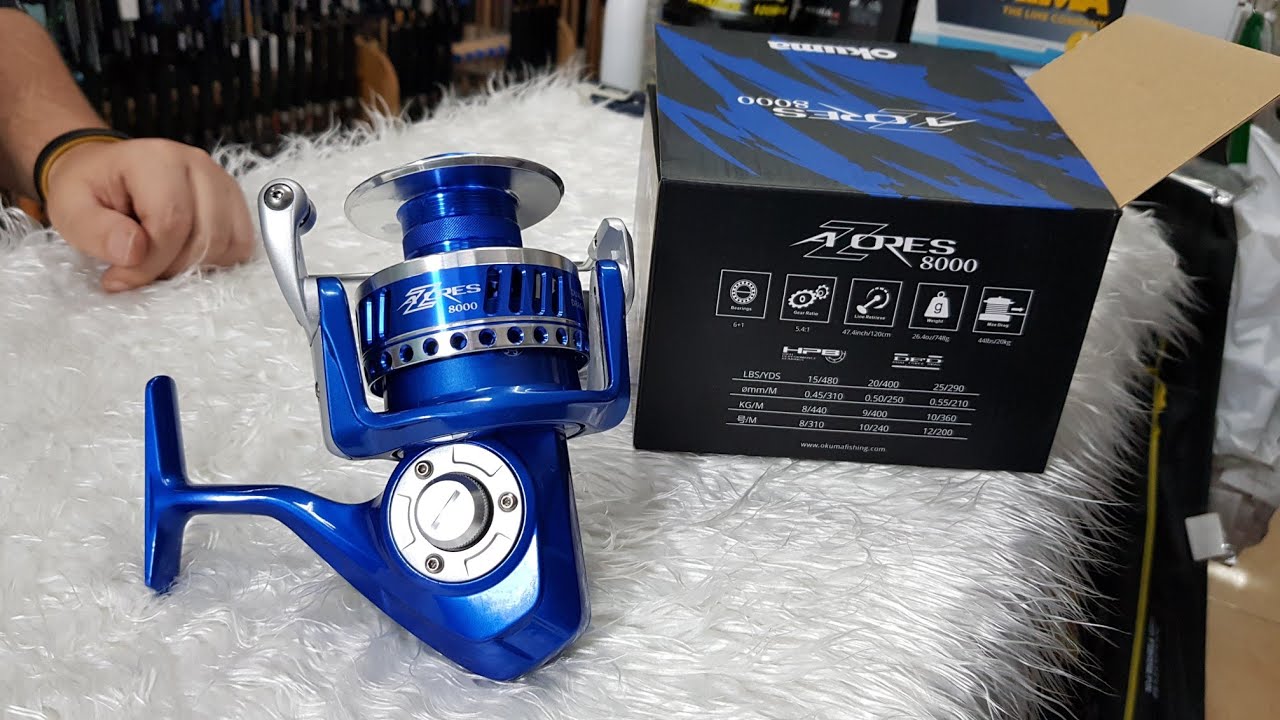 รอก Okuma Azores เบอร์8000    สินค้าเข้าใหม่