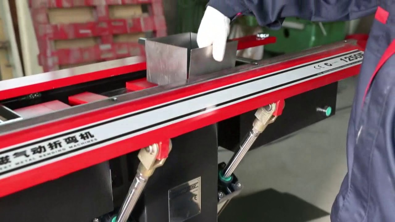 manual operated box and pan brake machine/Manual pan brake/manual finger brake machine