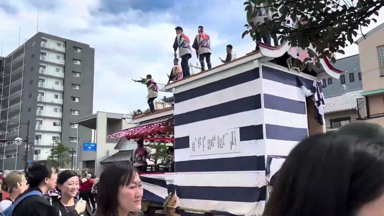 【島田大祭】第壹街　静岡銀行前進行