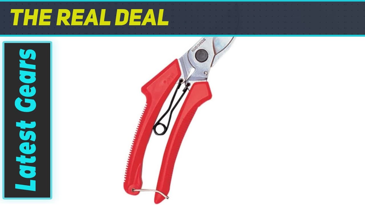 ARS 120DX 8-Inch Precision Pocket Secateur: The Best Heavy Duty Pruner for Roses