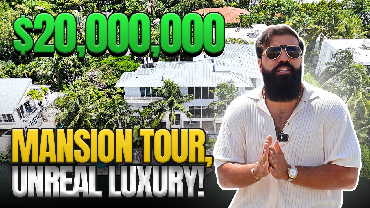 Inside a $20,000,000 Coconut Grove Waterfront Estate | 100' Frontage & Quick Ocean Access