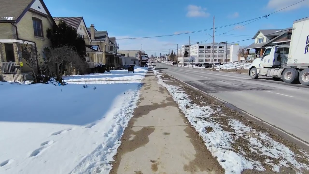 Walking Down Street In London Ontario