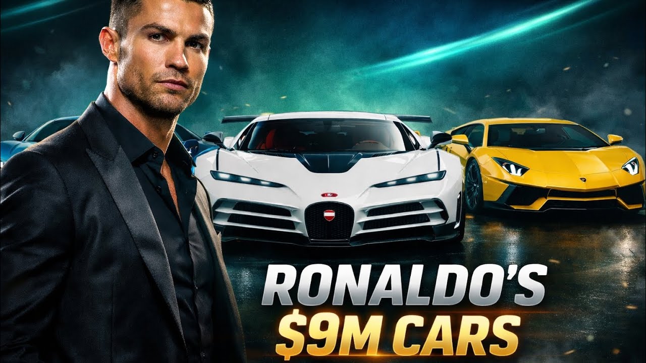 Top Most Expensive Cars Owned by Ronaldo | 9 Million Bugatti Will Shock You! 😱