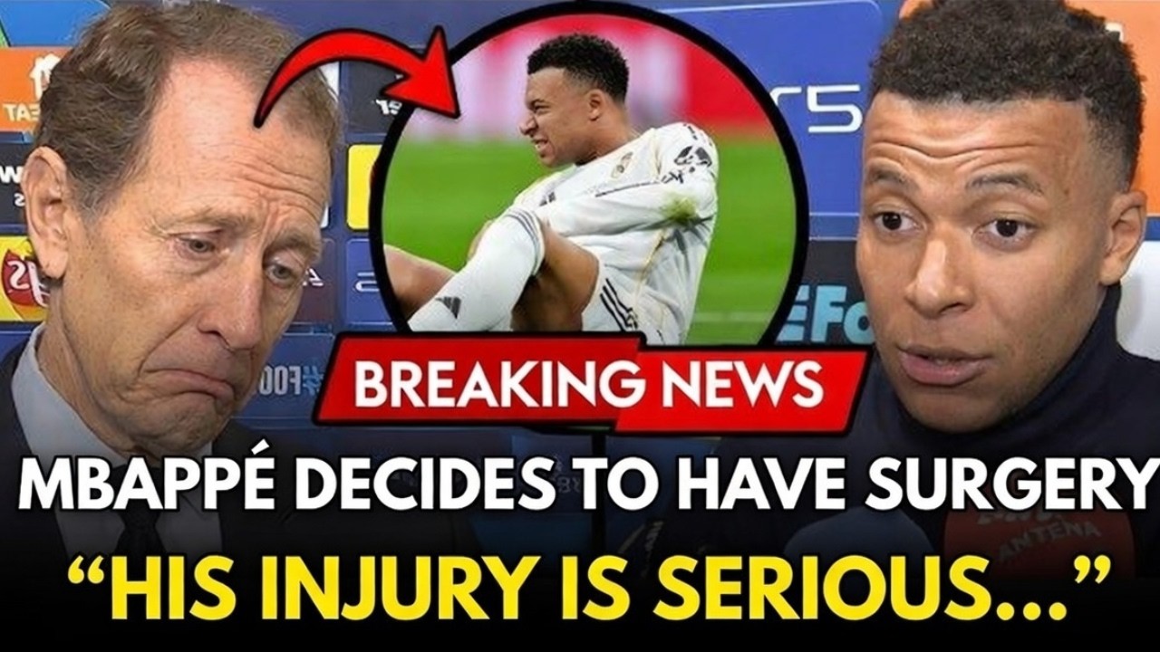 OFFICIAL: Kylian Mbappé OUT for the Season! Real Madrid in Total Crisis!