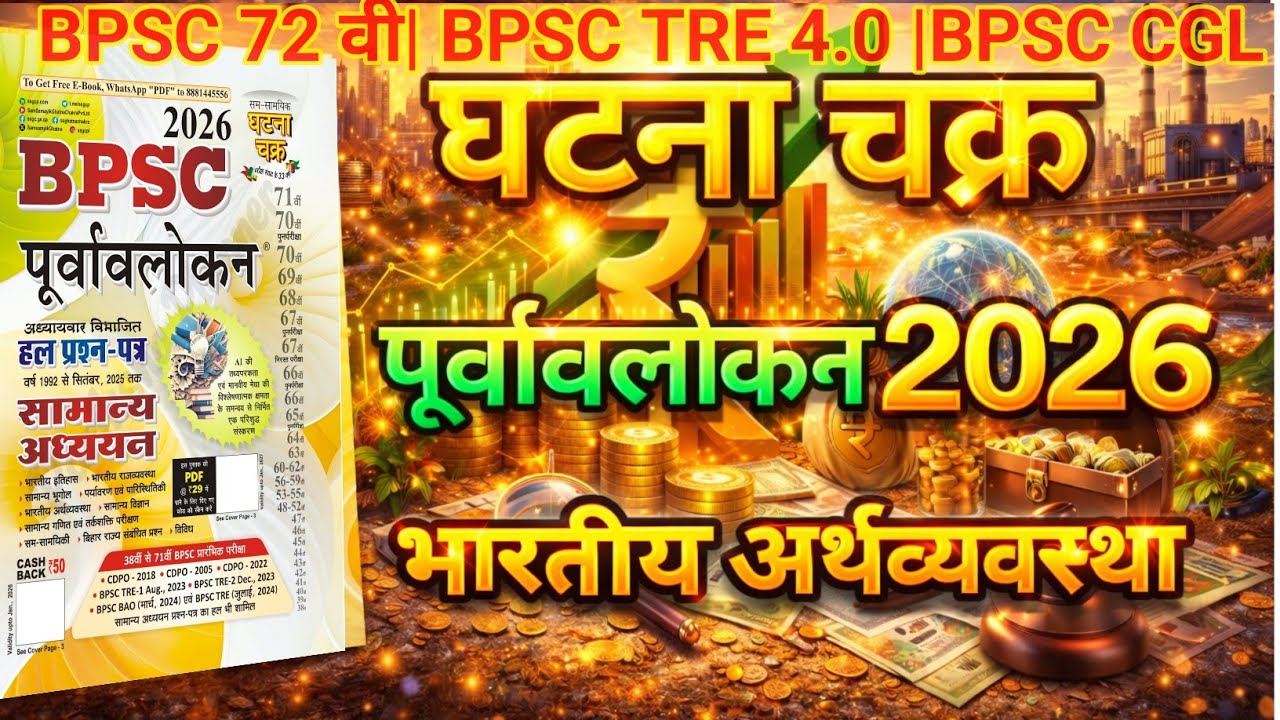 घटना चक्र अर्थव्यवस्था |  Ghatna chakra purvavlokan 2026 |घटना चक्र 2026