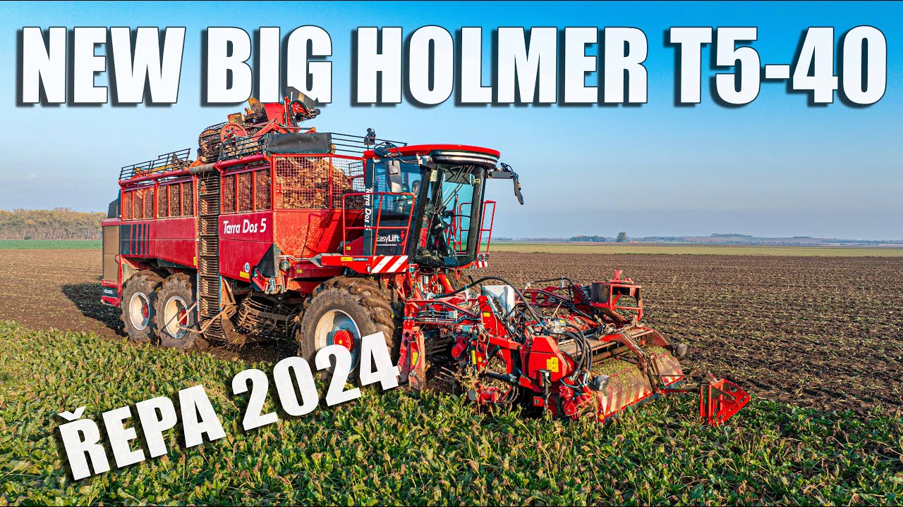 NEW BIG 😱 Holmer Terra DOS T5-40 | Sklizeň cukrové řepy 2024 | John Deere 8R + HAWE RUW 4000