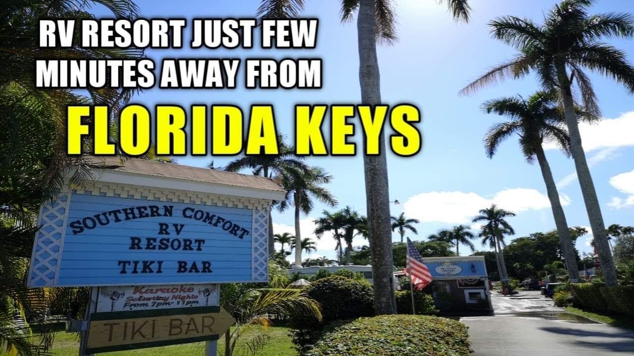 Southern Comfort RV Resort | Just Minutes Away from Florida Keys |Everglades | Miami Florida