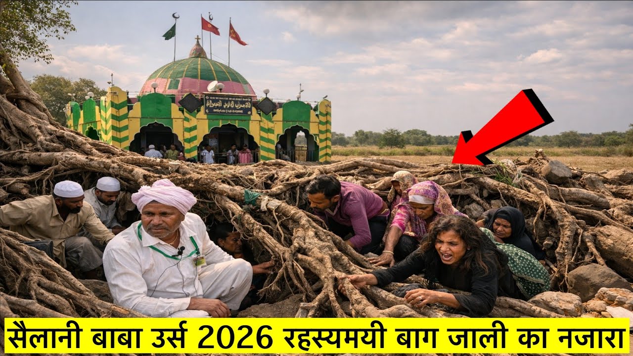 Sailani baba dargah urs 2026 live सैलानी बाबा की रहस्यमयी बाघ जाली Sailani baba bagh jaali urs live 