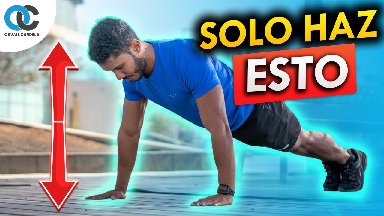 ¿No puede hacer FLEXIONES? ¡Solo haz esto!