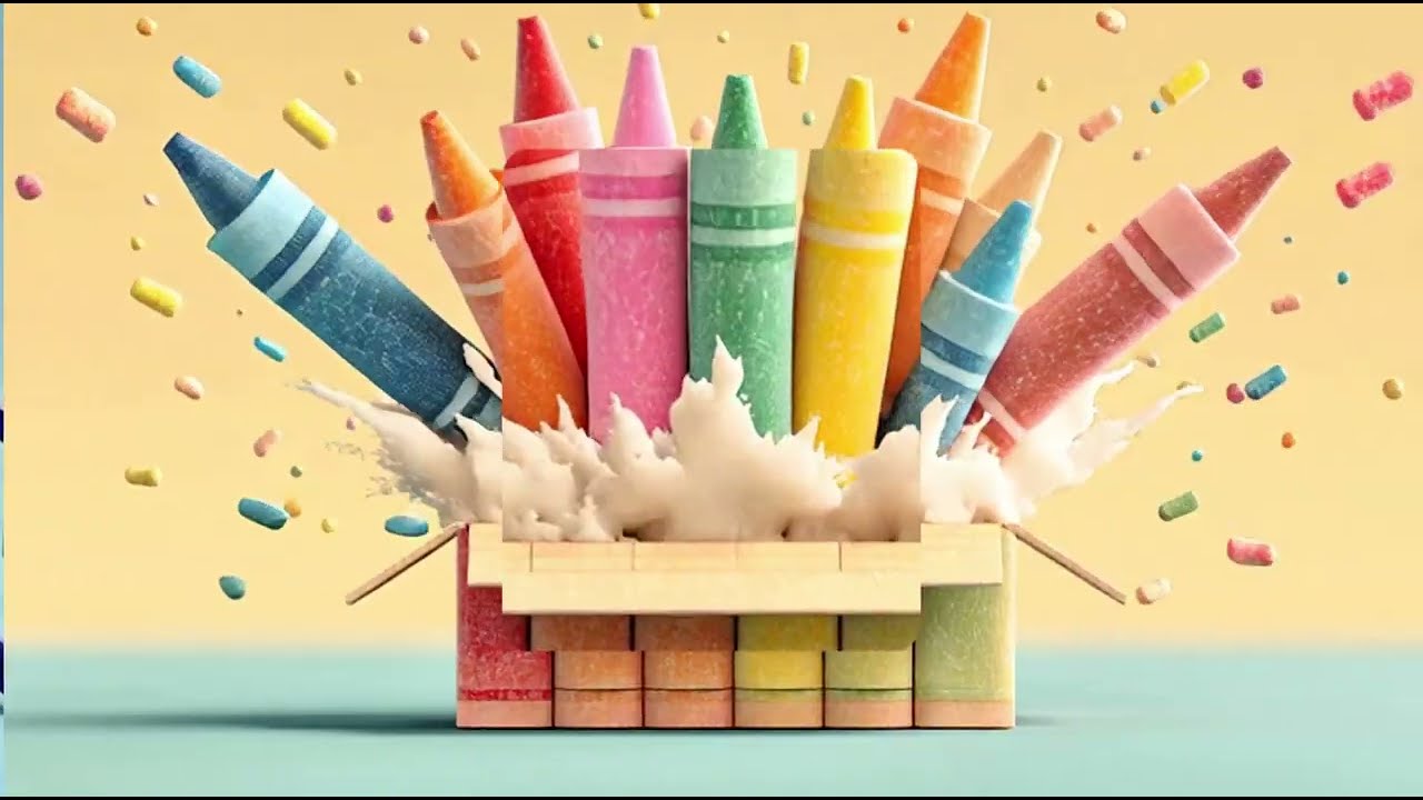 Crayon Carnival | Colorful Drawing Song for Kids| Rhymy TV Nursery Rhymes & Kids Songs 🎶🥁🎸