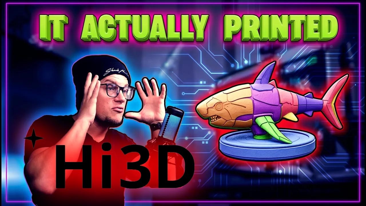 Может ли ИИ создавать 3D-модели для печати? Полный обзор и тест Hi3D