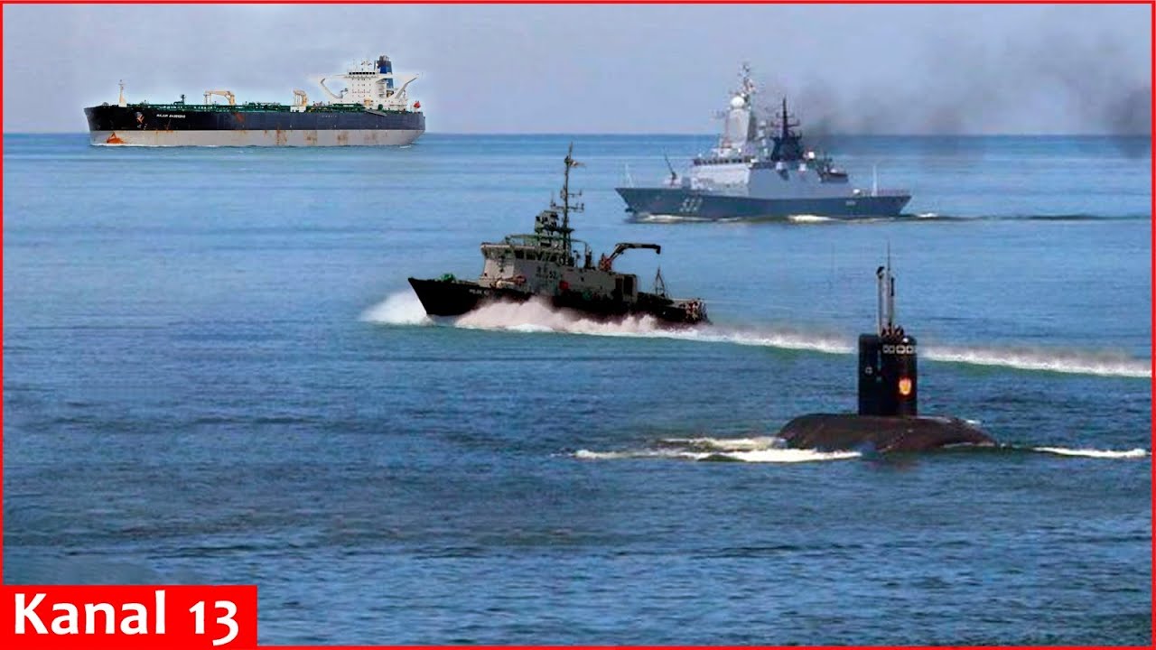 Россия задействовала подводную лодку и военные корабли для спасения танкера, преследуемого США в ...